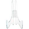 Plymor Clear Acrylic Adjustable Folding Display Easel, 5" H x 3.5" D (For 8" Plates) (12 Pack) view 1