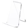 Plymor Clear Acrylic Book Easel with 1.125" Flat Ledge, 3.625" W x 4.25" D x 4.875" H (24 Pack) view 1