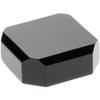 Plymor Black Acrylic Beveled Corner-Cut Display Base, 2" W x 2" D x 0.75" H, Pack of 2 view 1