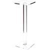 Plymor Clear Acrylic Square Barbell Pedestal Display Riser, 12.5" H x 4" W x 4" D (1/4" thick) (6 Pack) view 1
