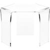 Plymor Clear Acrylic Tri-Leg (6 Sided) Display Riser, 6.25" H x 8.75" W x 7.5" D (3 Pack) view 1