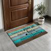 Welcome Mat for Front Door - Farmhouse Family Door Quote Decorative Doormat - Home Floor Mats view 2