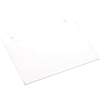 Plymor Clear Acrylic Sign Display / Literature Holder (Wall-Mount), 6" W x 4" H (12 Pack)
