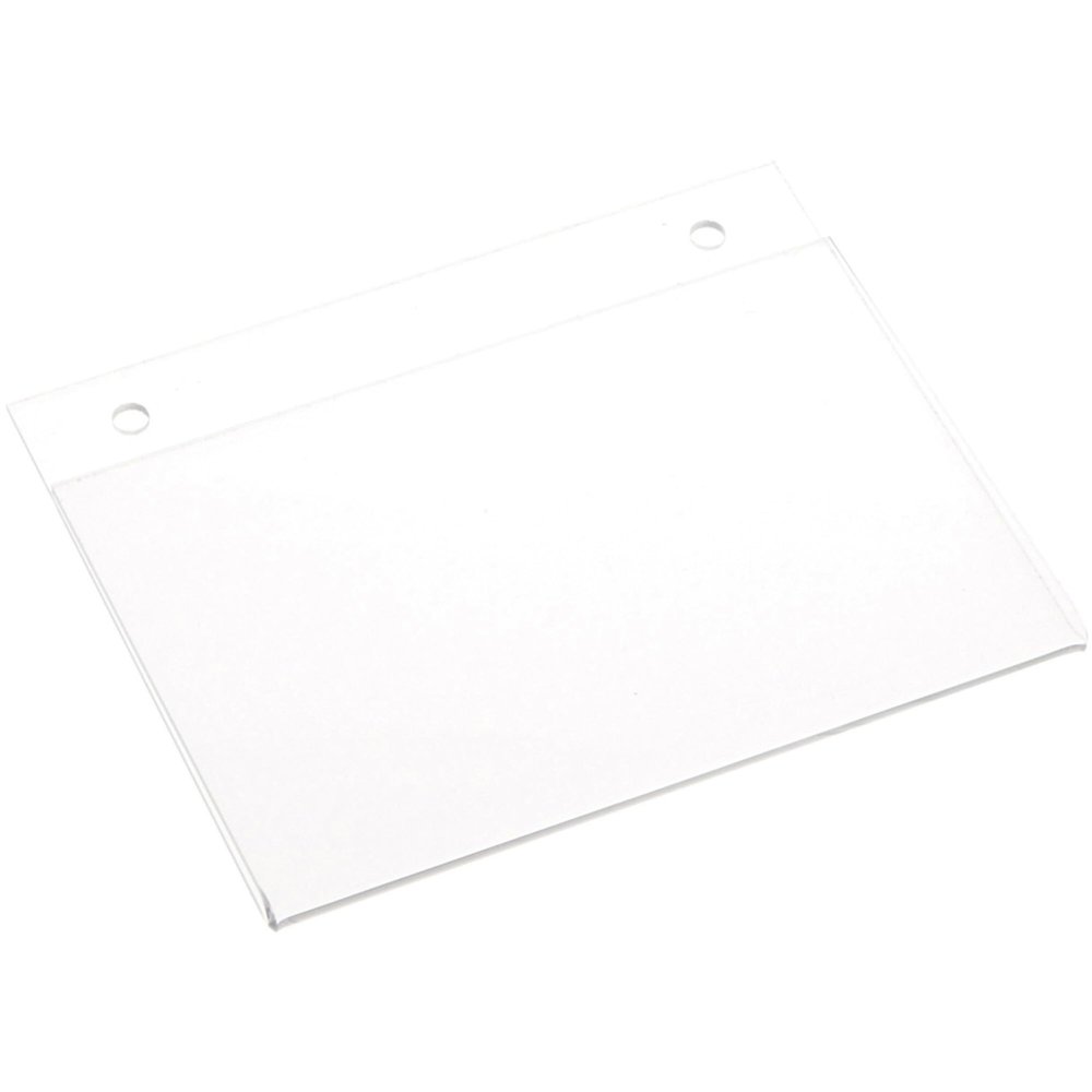 Plymor Clear Acrylic Sign Display / Literature Holder (Wall-Mount), 6" W x 4" H (12 Pack)