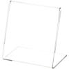 Plymor Clear Acrylic Sign Display / Literature Holder (Angled), 3.5" W x 3.5" H (6 Pack) view 1