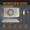 Suncourt Equalizer EZ8 Floor Register Booster Fan Ultra-Quiet, 8-Speed Fan with Smart Technology and 6-Foot Power Cord, HC600 (White) view 2