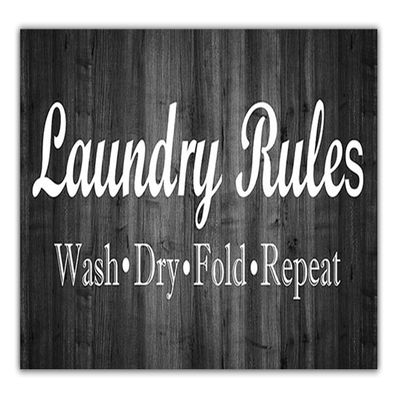 Bathroom Mat Laundry Rules Funny Doormat,Vintage Bathroom Laundry Room Decor