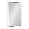 Kate and Laurel Rhodes Modern Wall Mirror, 24.75" x 36.75", Bronze, Decorative Rectangular Wall Accent view 1