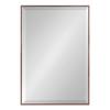 Kate and Laurel Rhodes Modern Wall Mirror, 24.75" x 36.75", Bronze, Decorative Rectangular Wall Accent view 2