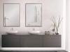 Kate and Laurel Rhodes Modern Wall Mirror, 24.75" x 36.75", Bronze, Decorative Rectangular Wall Accent view 4