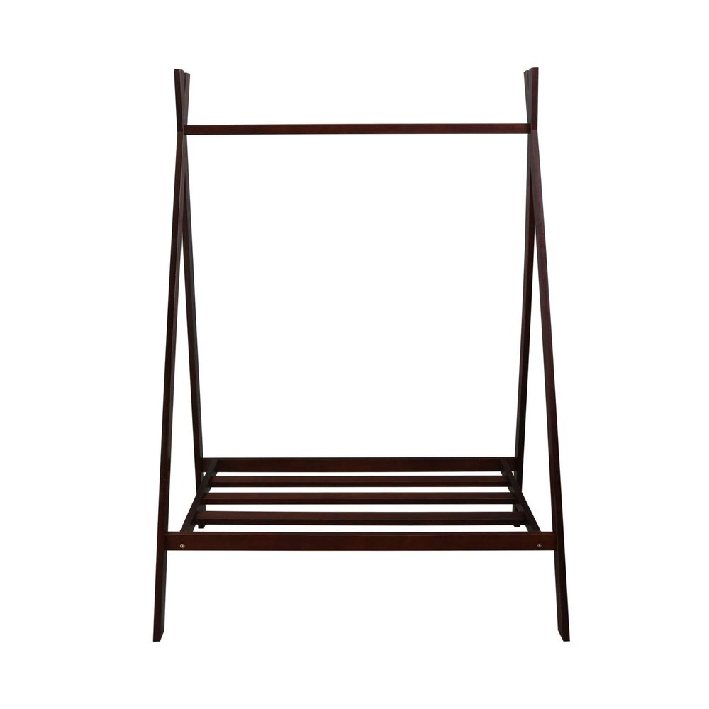 Casual Home Teepee Coat Rack with Shelf - Truffle Brown
