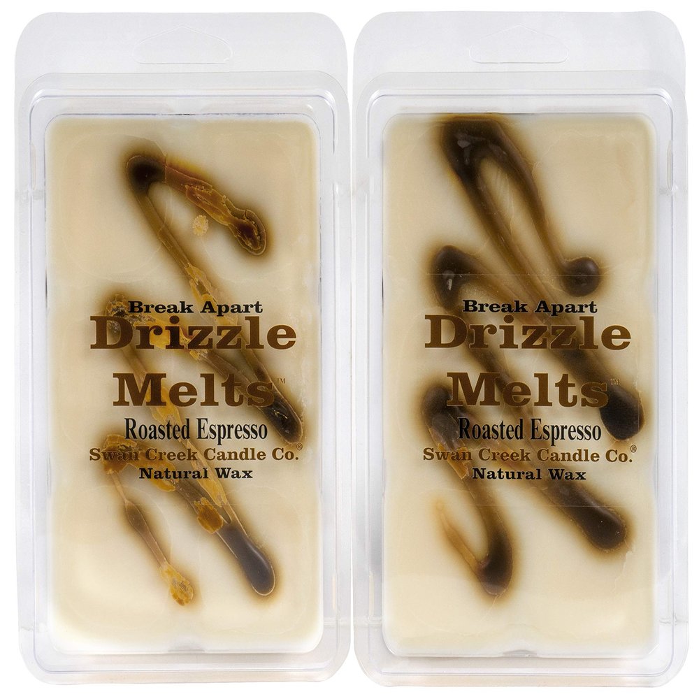 Swan Creek Natural Wax Drizzle Melts - Roasted Espresso - 2 Pack