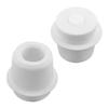 Othmro 2Pcs Drilled Rubber Stopper with Airlock, White Drilled Bungs Stopper with 1.57"-1.77" Hole for Fermentation Use, Homebrewing Beer Kombucha Airlock Stopper view 1