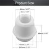 Othmro 2Pcs Drilled Rubber Stopper with Airlock, White Drilled Bungs Stopper with 1.57"-1.77" Hole for Fermentation Use, Homebrewing Beer Kombucha Airlock Stopper view 2