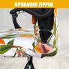 Smiry Stretch Printed Office Computer Desk Chair Covers, Yellow view 3