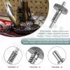 9706529 W11086780 9709231 WP9709231 Worm Gear - by Ohoho - Compatible with Whirlpool/Kitchenaid 5QT & 6QT Stand Mixer Replacement Parts - with Snap Ring & 1.8 Oz Grease & 9703445 Thrust Bearing view 3