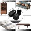 Ihomepark Bed Risers 3 Inch, Heavy Duty Square Furniture Frame Lift for Couch, Chair, Desk, Sofa and Bunk Bedpost, Set of 8 view 2