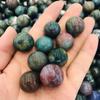 MOKA 5pc Natural Crystal Quartz Sphere Ornaments Agate Stone Ball 20mm for Sale view 3