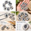 Myhealingworld Natural Agate Druzy irregular rough 20 gram approx loose gemstones for healing wellness and jewelry making view 4
