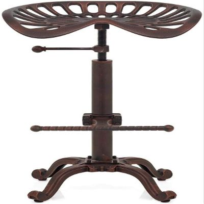 BOKKOLIK Industrial Bar Stools-Swivel Tractor Seat-Bar Height Adjustable 23-31inch-Kitchen Island Dining Chair