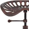BOKKOLIK Industrial Bar Stools-Swivel Tractor Seat-Bar Height Adjustable 23-31inch-Kitchen Island Dining Chair view 4
