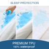 California King Mattress Protector 100% Waterproof & Noiseless & Soft & Skin-Friendly Terry Surface Perfectly Fitted up to 18'' Depth Cal King Mattress Cover Protector view 4