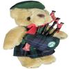 I LUV LTD Musical Teddy Bear Campbell Clan Tartan Scottish Gift, Made in Scotland view 1