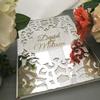 BackgroundTurnOver Wedding Guest Book Personalized Engrave Carve Mirror Signature Decor Party White Rustic Alternative Customized Names Date Gifts for Guests Guestbook Blank Favor Custom Bride and view 1