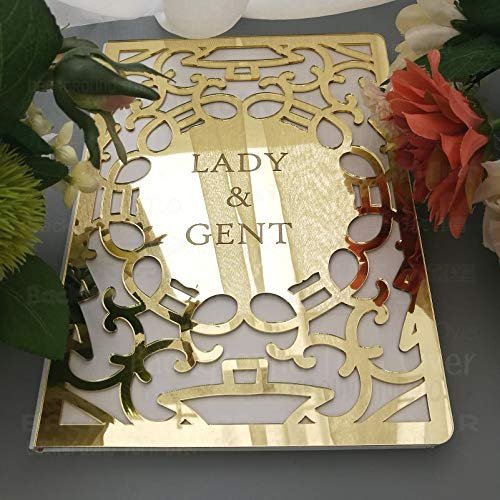 BackgroundTurnOver Guest Book Wedding Engrave Carve Mirror Blank Favor Gifts Signature Decor Customized Names Date for Guests Guestbook Party White Ideas Personalized Album Books