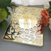 BackgroundTurnOver Guest Book Wedding Engrave Carve Mirror Blank Favor Gifts Signature Decor Customized Names Date for Guests Guestbook Party White Ideas Personalized Album Books view 2
