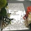 BackgroundTurnOver Guest Book Wedding Personalized Guestbook Signature Decor Party White Rustic Alternative Customized Names Date Engrave Carve Mirror Blank Favor Books Album Cover Gift Gifts for view 3