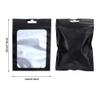 Boao 100 Pcs Resealable Foil Food Storage Bags,5.5 x 7.9 Inch,Black view 2