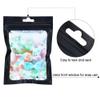 Boao 100 Pcs Resealable Foil Food Storage Bags,5.5 x 7.9 Inch,Black view 3