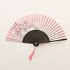 Qiwang Fan Folding Fan Chinese Style Dance Fan Female Summer Folding Fan Costume Children's Small Retro Cloth Classical Antique Folding Fan (2) view 1