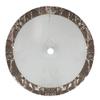 48" Rose Gold and White Reversible Sequin Trim Christmas Tree Skirt view 3