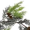 5' Berry, Cedar and Pine Cone Artificial Christmas Garland - Unlit view 2
