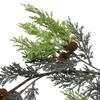 5' Berry, Cedar and Pine Cone Artificial Christmas Garland - Unlit view 3