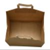 Carte Dozio Kraft Shopper with Square Bottom, Havana, Flat Handle 27+17x29 cm view 3