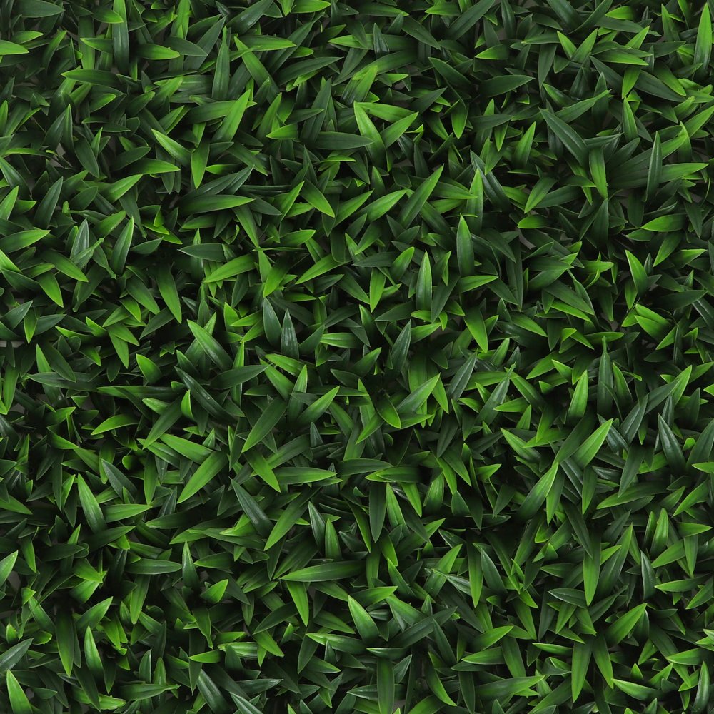 3rd Street Inn Greenery Panel - Artificial Hedge Wall - Fake Plant Wall Backdrop - Privacy Screen - Interlocking Panels - Indoor Outdoor Dcor (12, Grass)