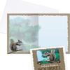 Your True Nature 12 Forest/Woodland Greeting Card Set, Advice from the Wilderness, Moose, Bear, Fox, Squirrel, Robin, Mule Deer, Trail, Trout, Wolf, Owl, Tree (AMGC12-FOR) view 2