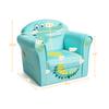 Costzon Kids Couch, Children's Sofa Armrest Chair with Pattern, Toddler Furniture w/Sturdy Wood Construction, Preschool, Lightweight Kids Couch Sofa Chair for Aged 1-5 Boys & Girls Gifts, Crocodile view 3