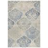Rizzy Home Alora Decor Euphoria 5' x 8' Medallion Lt. Gray/Gray/Rust/Blue Hybrid Area Rug view 1