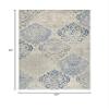 Rizzy Home Alora Decor Euphoria 5' x 8' Medallion Lt. Gray/Gray/Rust/Blue Hybrid Area Rug view 3