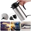12V Kettle For Car,Portable Car Electric Kettle 750ML Electric Heated Travel Coffee Mug Stainless Steel Boil Water Heating Cup Tea Drinking Cup Kettles & Hot Water Dispensers 12v water heater view 3