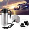 12V Kettle For Car,Portable Car Electric Kettle 750ML Electric Heated Travel Coffee Mug Stainless Steel Boil Water Heating Cup Tea Drinking Cup Kettles & Hot Water Dispensers 12v water heater view 4