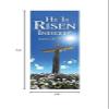 Christian Brands He is Risen Banner: 2' X 6' view 2
