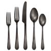 Hampton Forge Skandia Mirabella Satin Flatware Set, 20 Piece, Gunmetal view 1