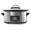 Crock-Pot MyTime Technology 6 Quart Programmable Slow Cooker and Food Warmer with Digital Timer, Stainless Steel (2137020) view 1