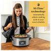 Crock-Pot MyTime Technology 6 Quart Programmable Slow Cooker and Food Warmer with Digital Timer, Stainless Steel (2137020) view 2