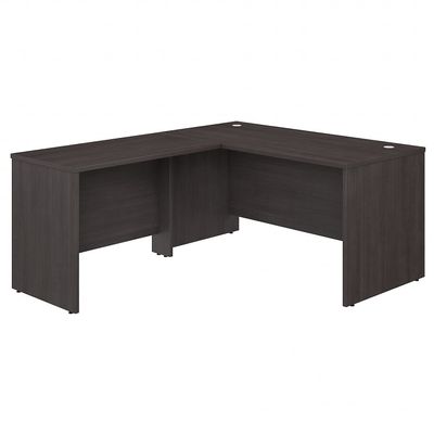 Bush Business Furniture Studio C 60W x 30D L Shaped Desk with 42W Return in Storm Gray